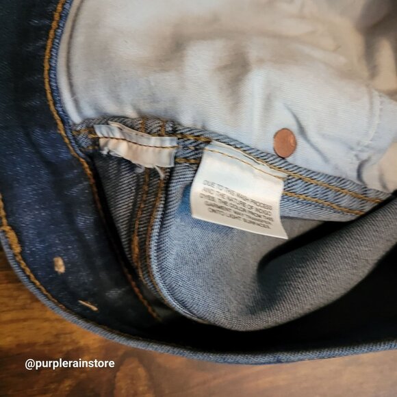 Madewell Jeans 30 Skinny Button Fly 10" High Rise Medium Dark Tummy Control - Picture 5 of 11